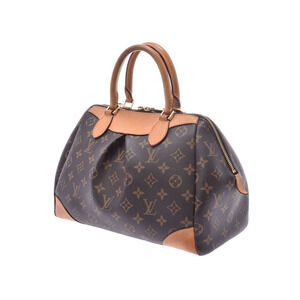 Louis Vuitton Brown Canvas Leather Monogram Segur Handbag